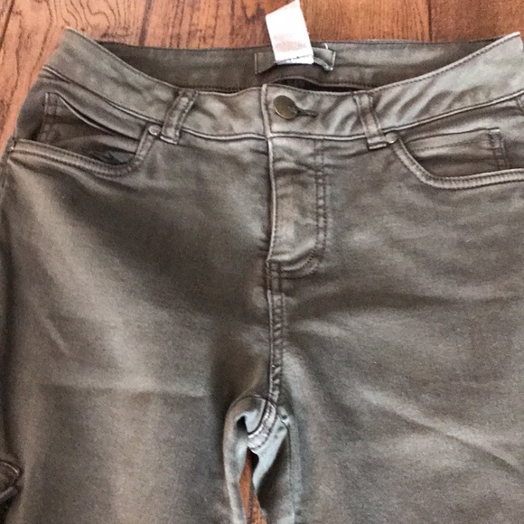🛑SOLD🛑Comfy super slim leg olive green cargo pant - Picture 5 of 15